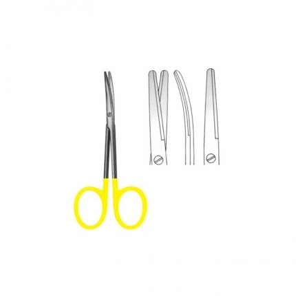 Scissors with Tungsten Carbide Inserts